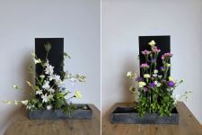 2026年4月第1週の作例 『花で描く二面の景色』リバーシブル